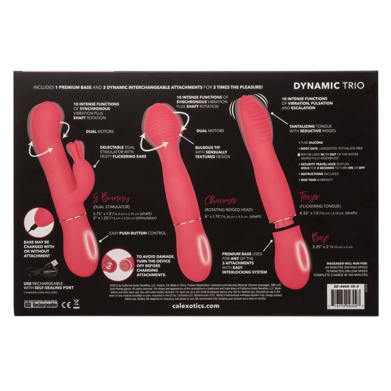 Calexotics In Touch Dynamic Trio Set of Versatile Vibrators