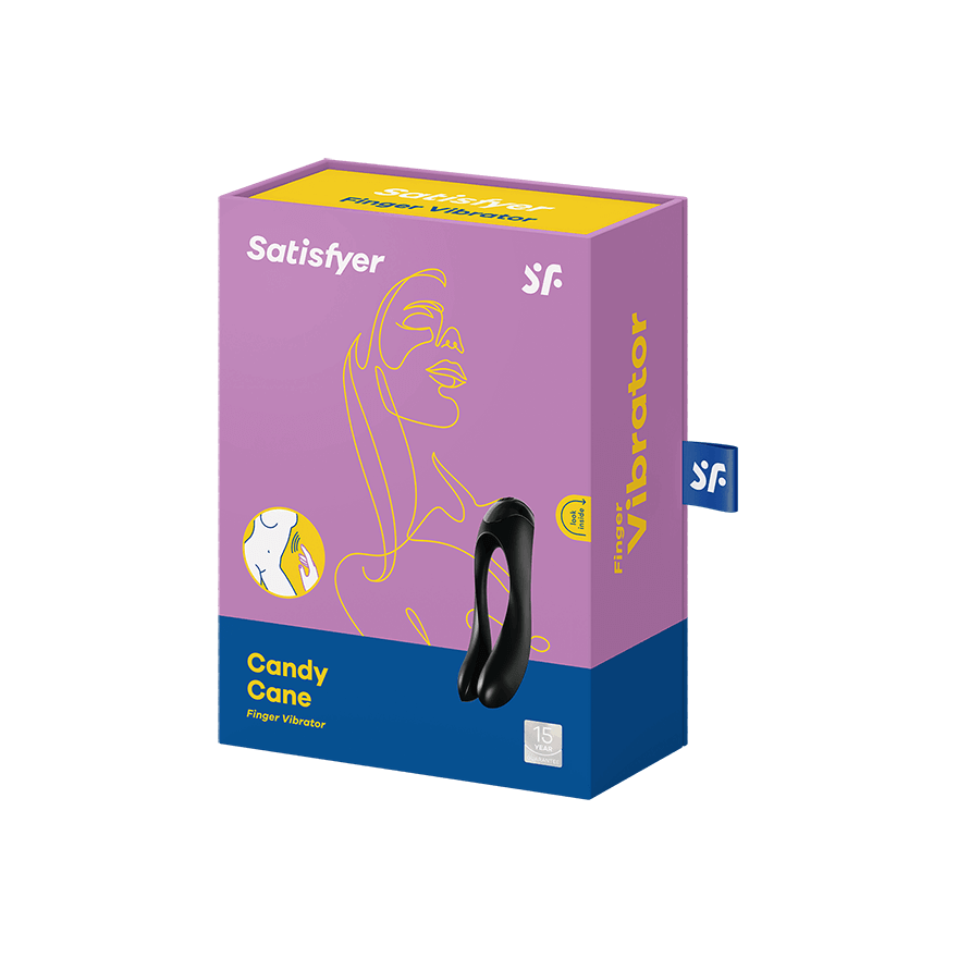 Satisfyer Finger-Style Candy Cane Vibrator for Intimate Pleasure