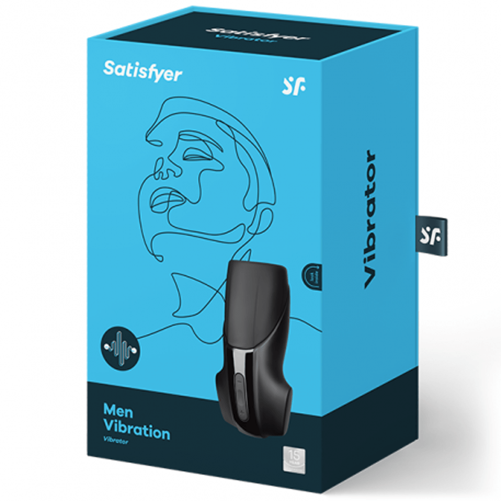 Satisfyer Men's Adjustable Vibration Masturbator with 14 Intense Settings