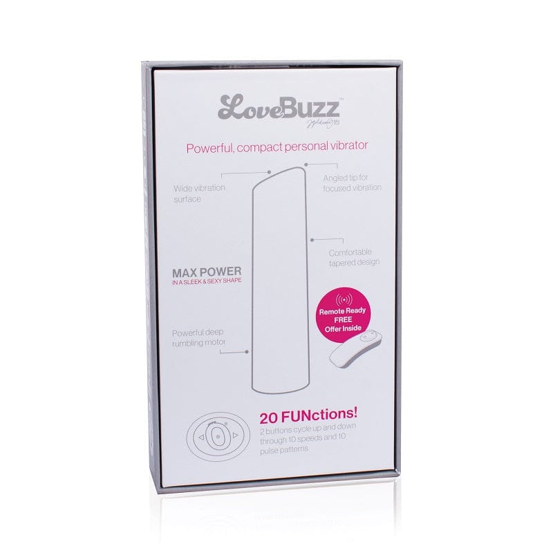 Screaming O LoveBuzz Waterproof Rechargeable Vibe with Unique Angle Design