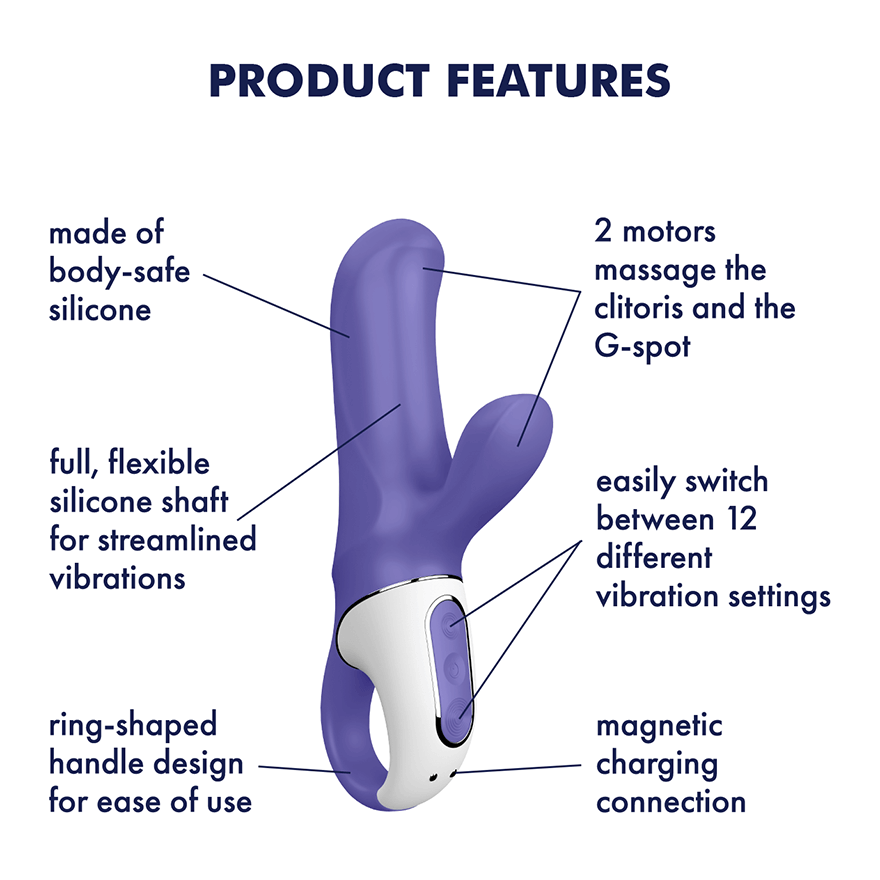 Satisfyer Luxury Magic Bunny Style Rabbit - Shaped Vibrator for Women