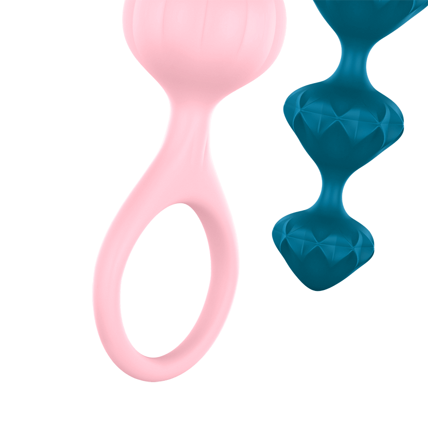 Colorful Anal Love Beads by Satisfyer for Enhanced Pleasure