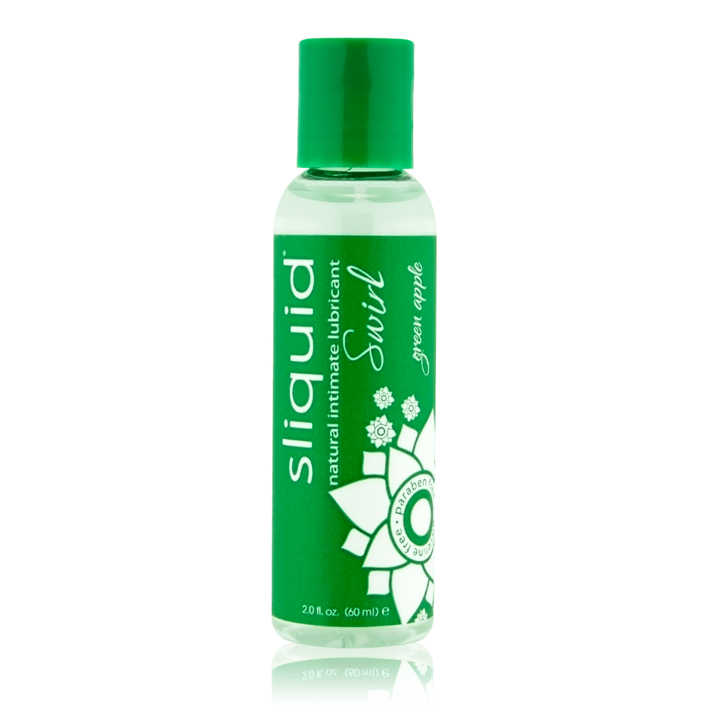 Sliquid Swirl Water - Based Lubricant with Delicious Green Apple Flavor
