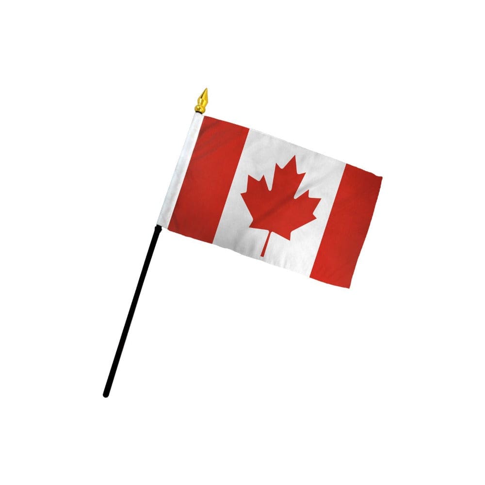 4x6 Canada Stick Flag by Flags Importer - Ideal for Display