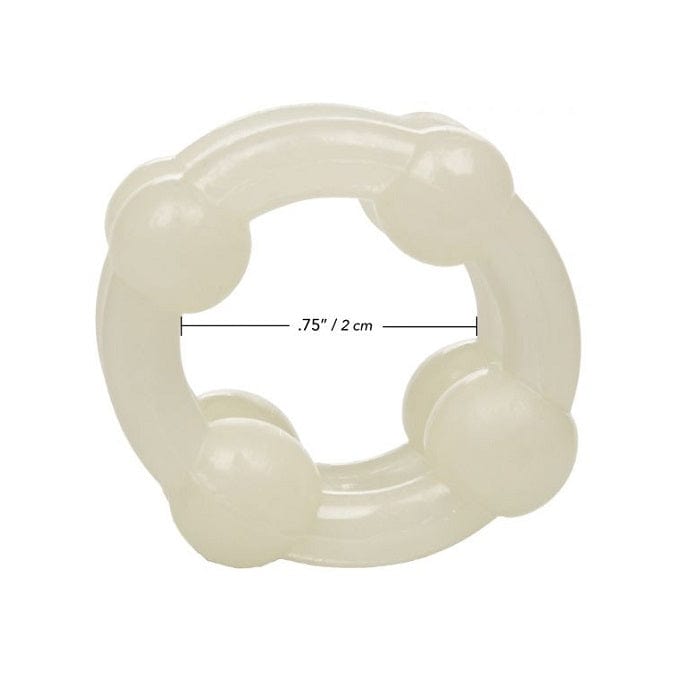 Calexotics Silicone Island Glow-in-the-Dark Double Stacker Erection Enhancer Ring Set