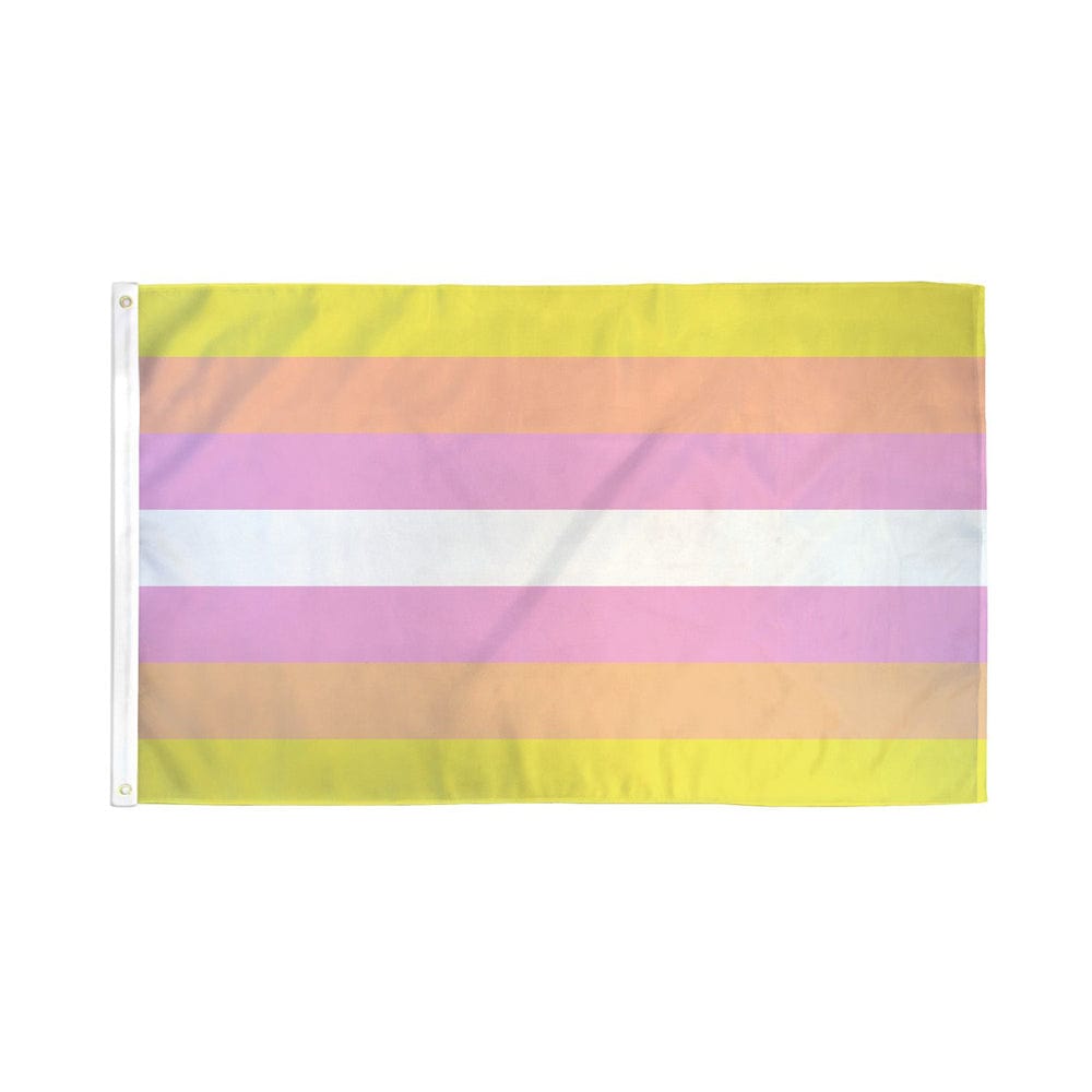 3 Feet by 5 Feet Imported Pangender Pride Flag for Indoor and Outdoor Display