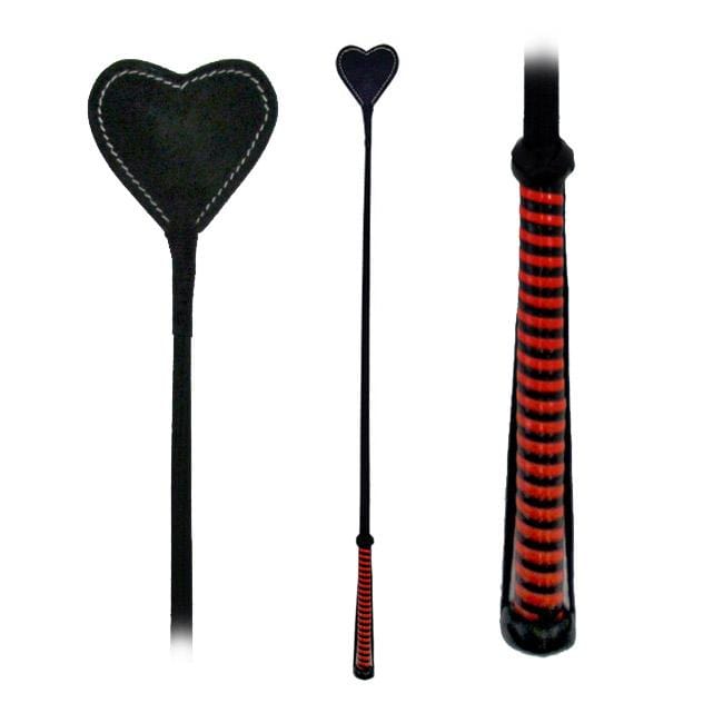 Heart - Shaped Vegan - Friendly Fetish Riding Crop for Naughty Fun