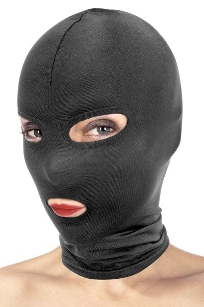 Stretchy and Comfortable Fetish Open Mouth and Eyes Hood