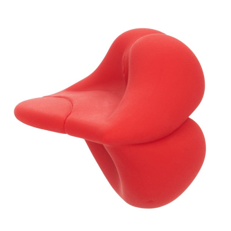 Calexotics Naughty Bits Muah Mini Handheld Silicone Vibrator for Intense Massage
