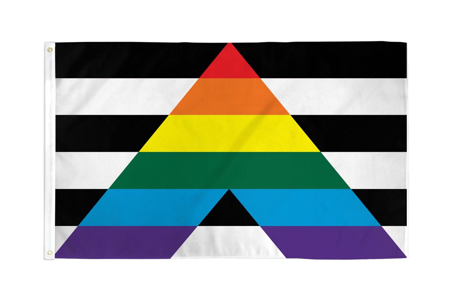 3' x 5' High - quality Dye - sublimated Gay Straight Alliance Pride Flag by Flags Importer