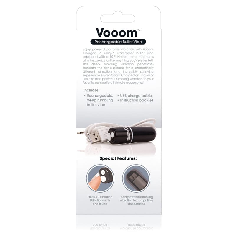 Screaming O Rechargeable Charged Vooom Bullet Vibrator with 10 Functions