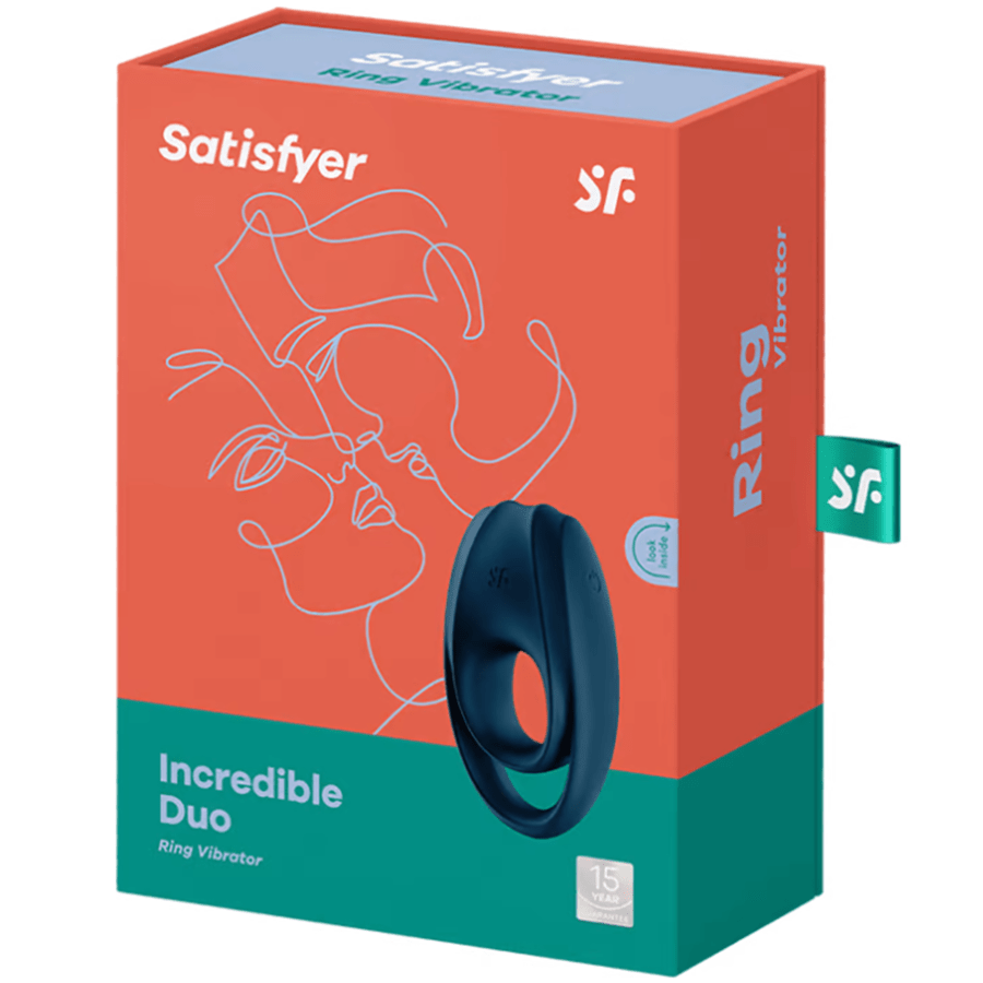 Satisfyer Incredibly Pleasurable Duo Ring Vibrator for Couples' Intimate Fun