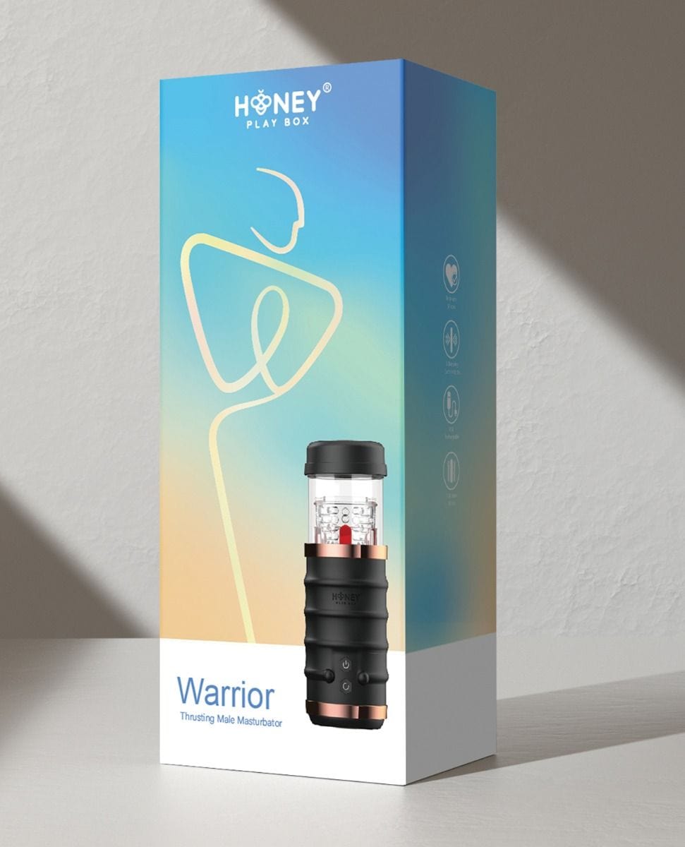 Honey Play Box Warrior: Award-Winning Auto Thrusting Male Masturbator with 7 Settings