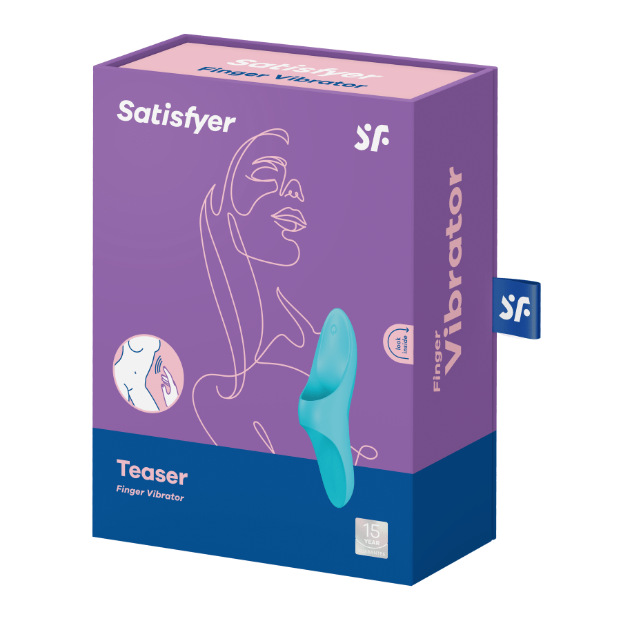Satisfyer Teaser Female Finger Sex Vibrator for Versatile Erogenous Zone Stimulation