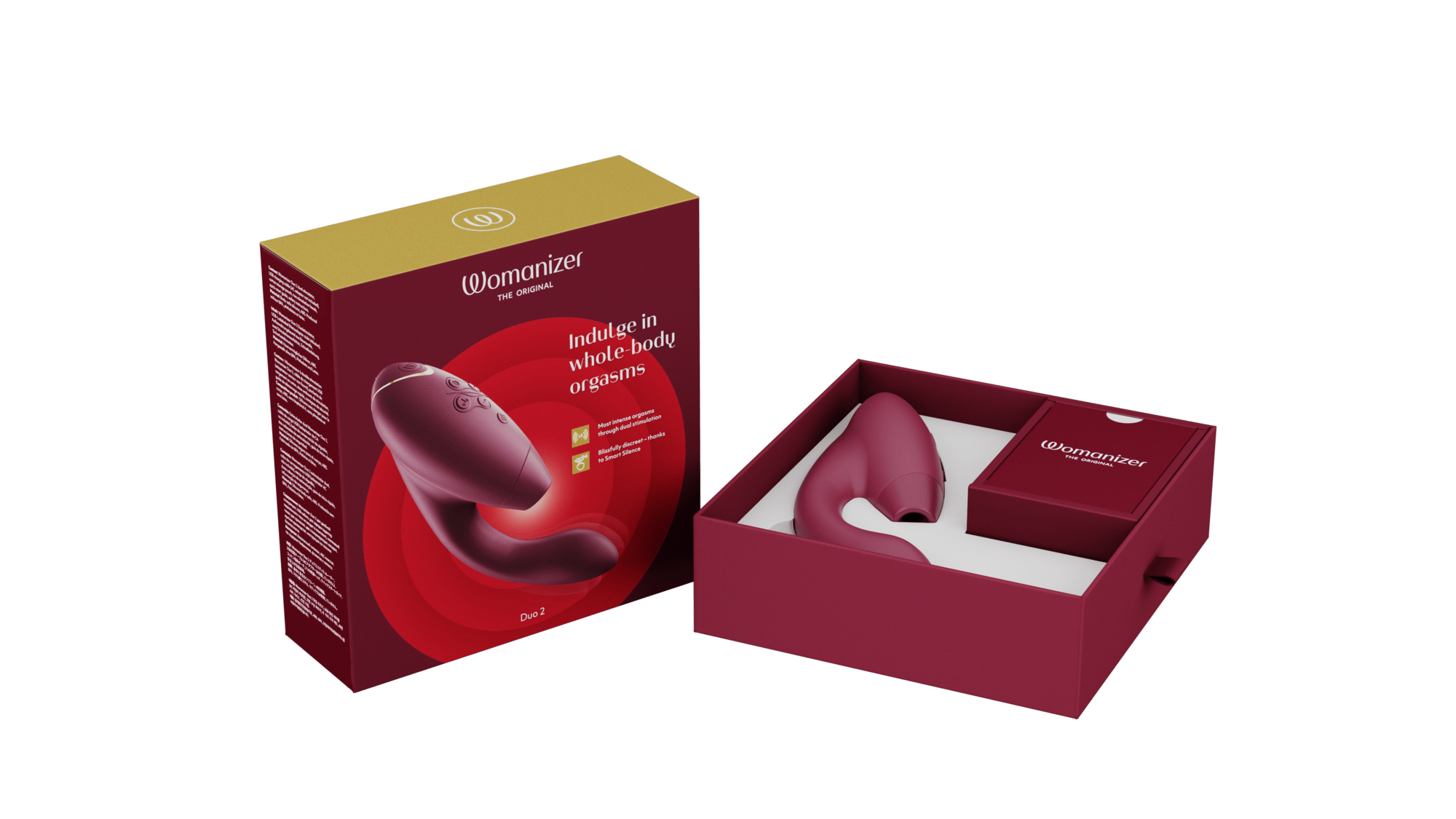 Womanizer Duo 2: High - end Waterproof Clitoral & G - Spot Sex Toy