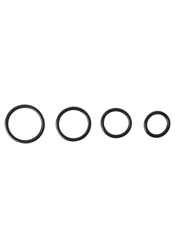 4-Pack of Latex-Free Sportsheets Rubber O Rings for Enhanced Pleasure