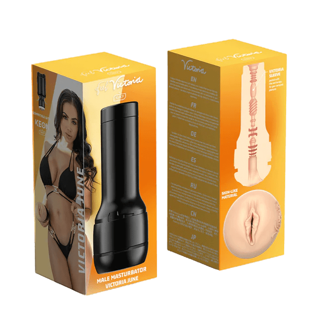 Kiiroo Ultra - Realistic Victoria June - Inspired Male Stroker