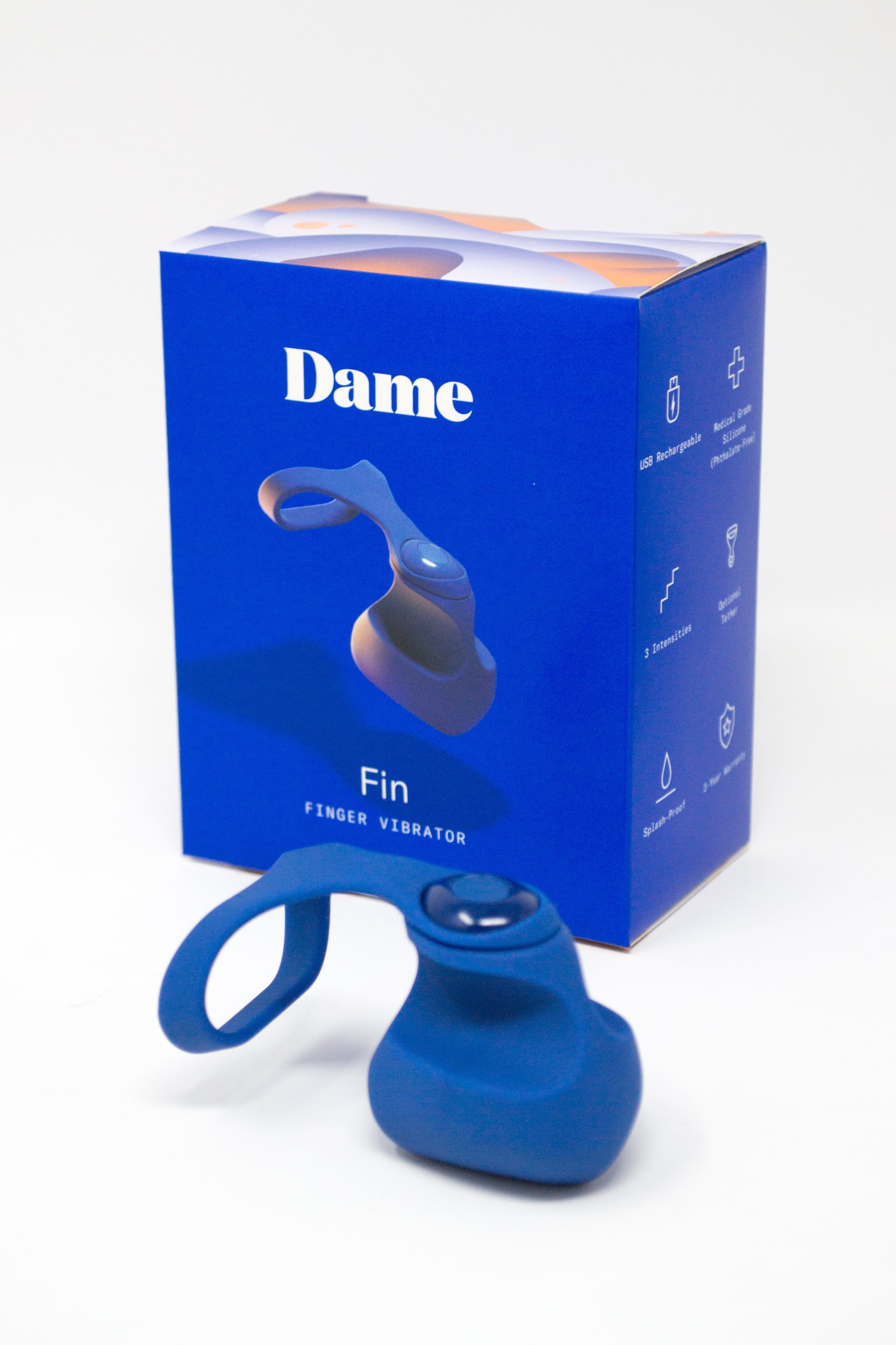 Dame Fin Discreet and Versatile Finger Vibrator for Personal Pleasure