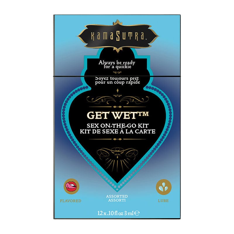 Kama Sutra On - the - Go Get Wet Packet Set for Quick Intimacy