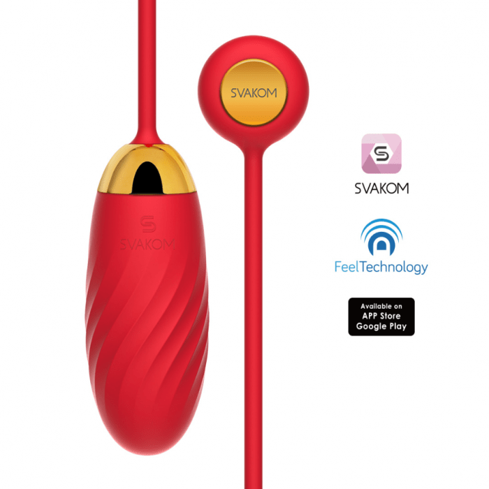 Svakom Ella Neo Egg-shaped Bullet Vibrator with Multiple Vibration Modes and App Control