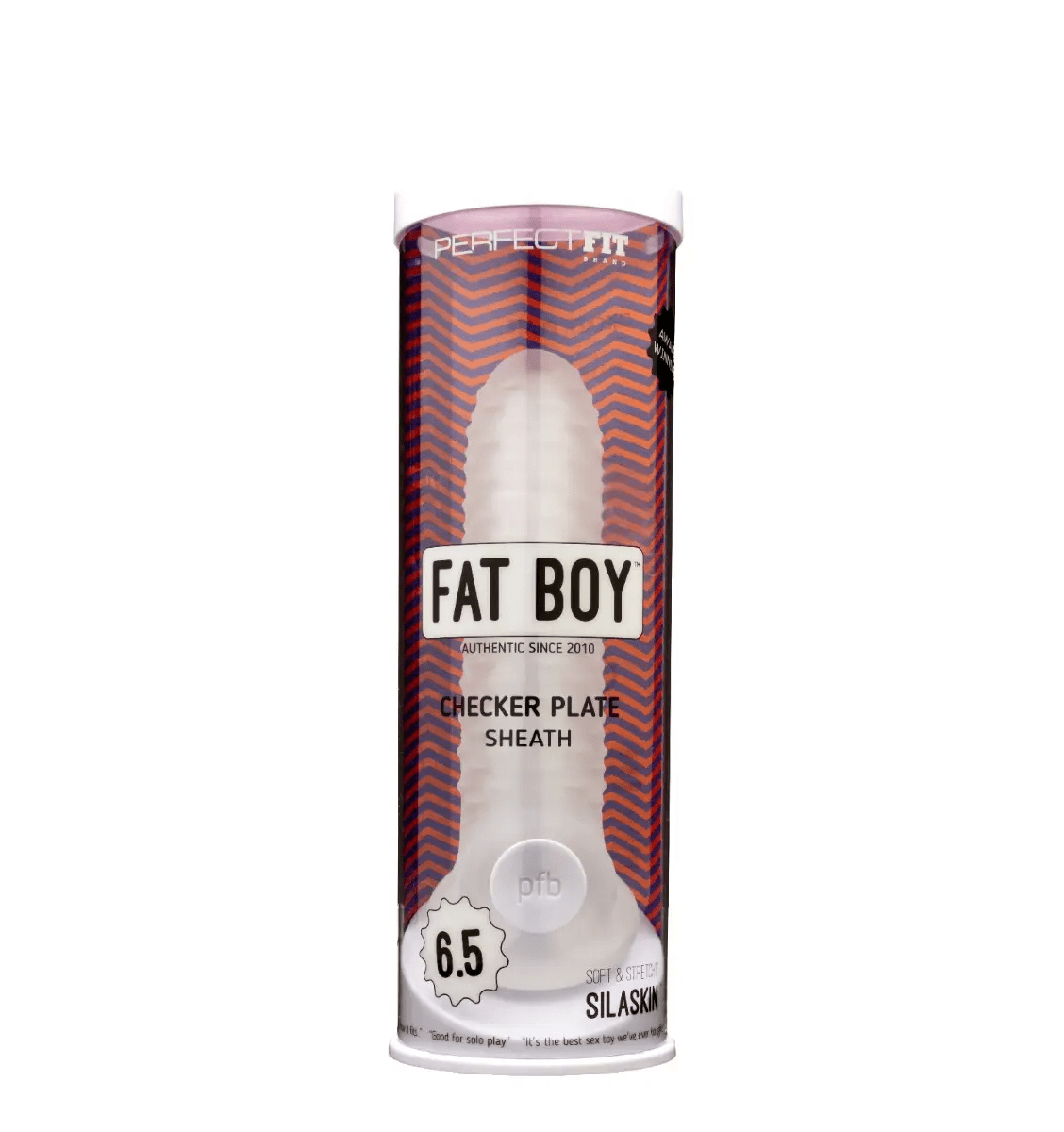 Incredible PerfectFit Fat Boy Checker Plate Sheath for Ultimate Pleasure