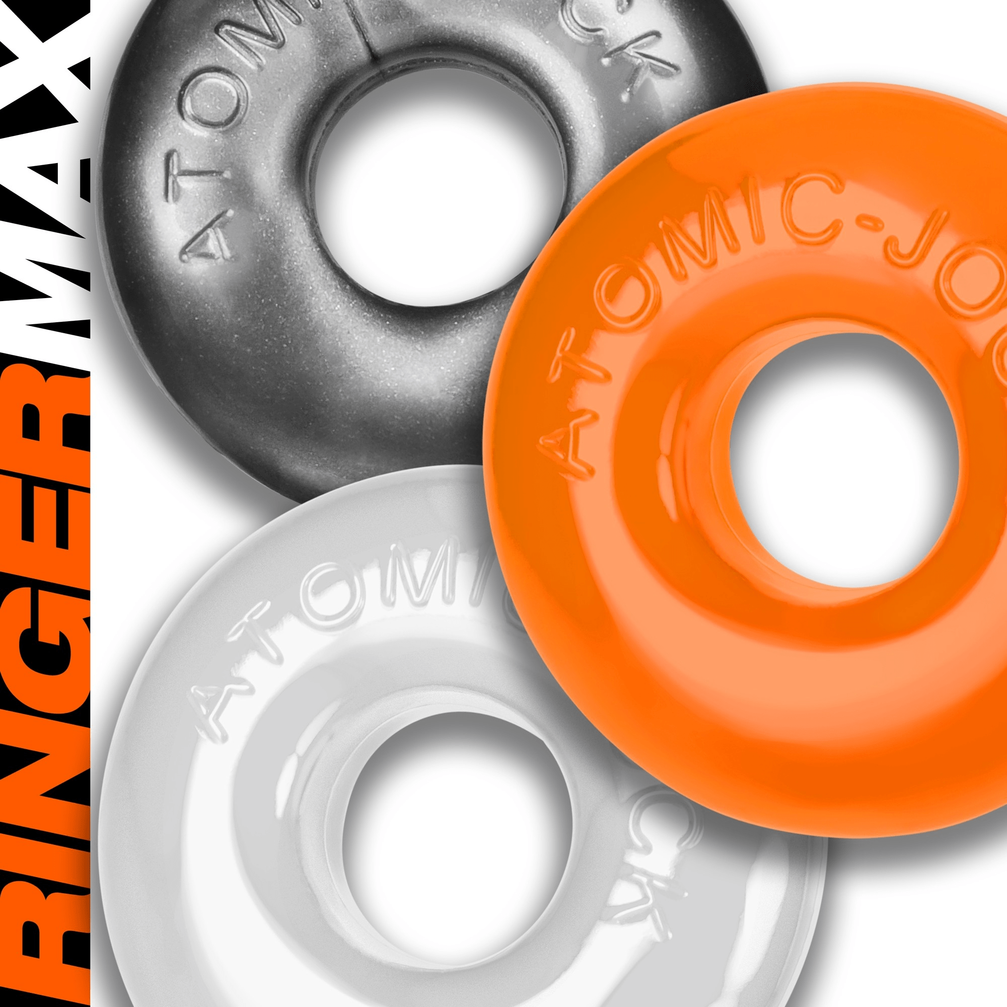 Oxballs Premium Ringer Max Three-Pack Set of Penis Rings