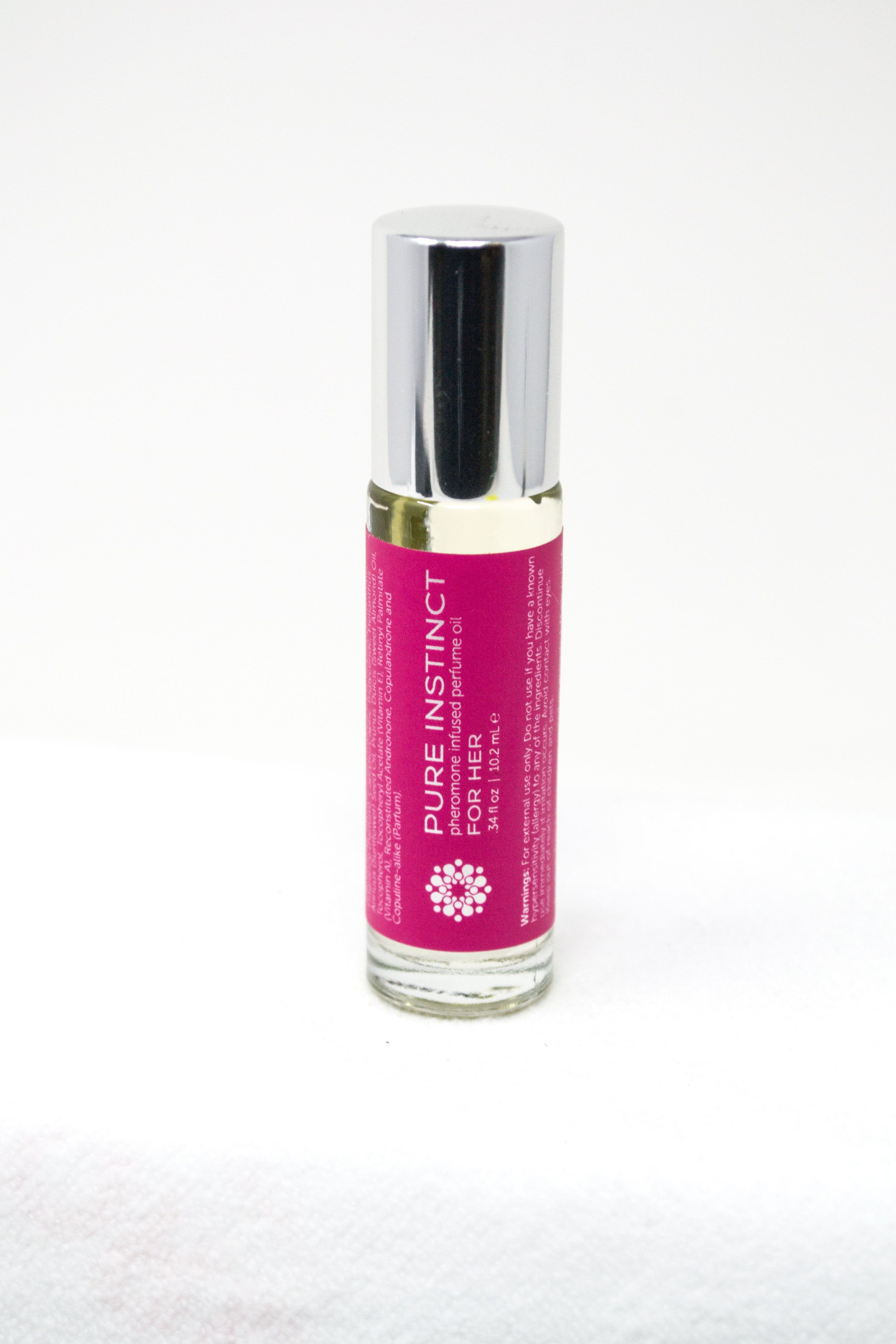 Pure Instinct Pheromone Oil Roll-On for Women to Enhance Sexual Allure