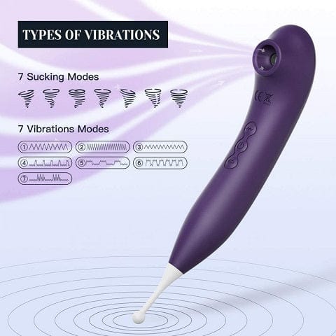 Tracy's Dog 2-in-1 High-Frequency Clitoral Orgasm Pen Vibrator
