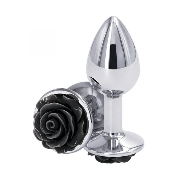 NS Novelties Rear Assets Small Rose - A Delightful Chrome - Plated Anal Toy