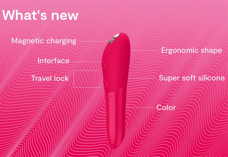 We-Vibe Tango X: Powerful Bullet Vibe with 7 Modes & 8 Intensities