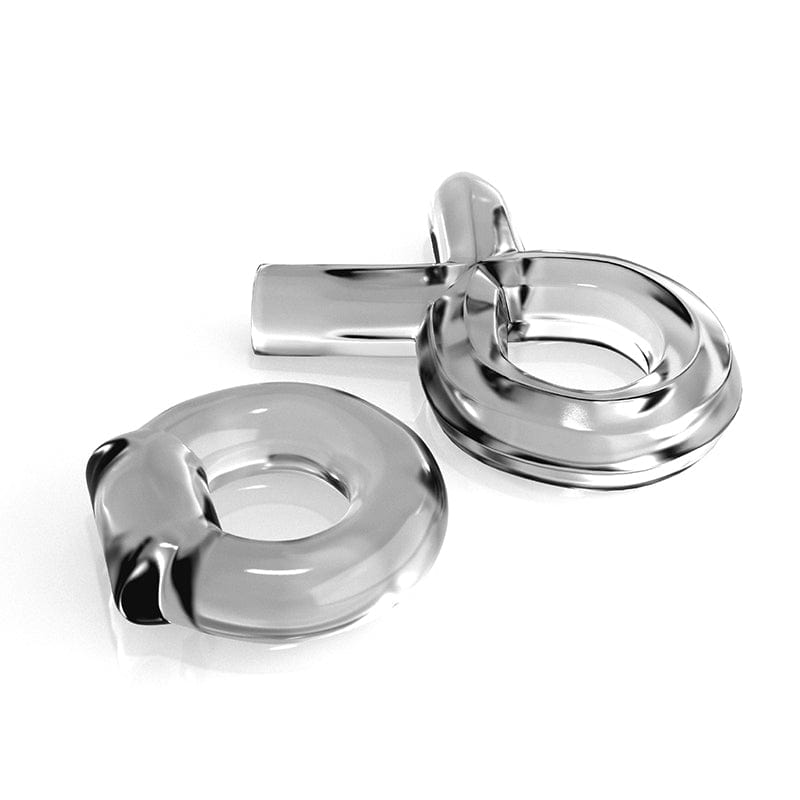 Pipedream Clear Ultra - Stretchy Couples Cock Ring Set