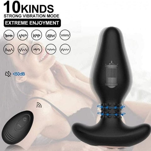 Tracy's Dog Large-Sized Anal Plug Vibrator for Hands-Free Pleasure