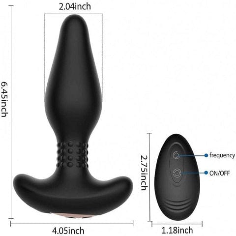 Tracy's Dog Large-Sized Anal Plug Vibrator for Hands-Free Pleasure