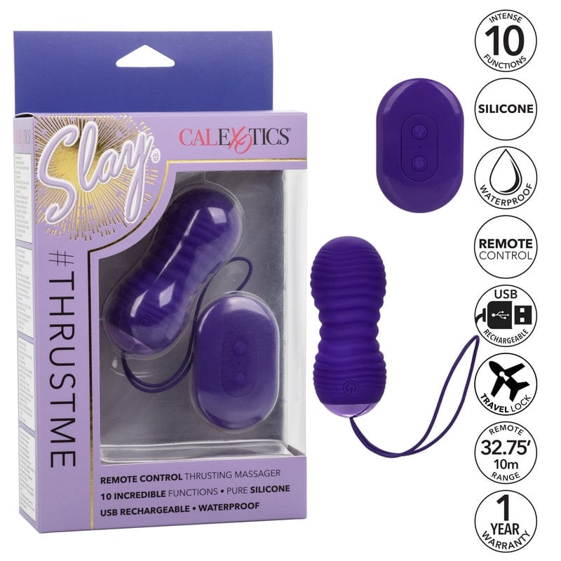 Calexotics Slay ThrustMe Adult Vibrating Massager Toy