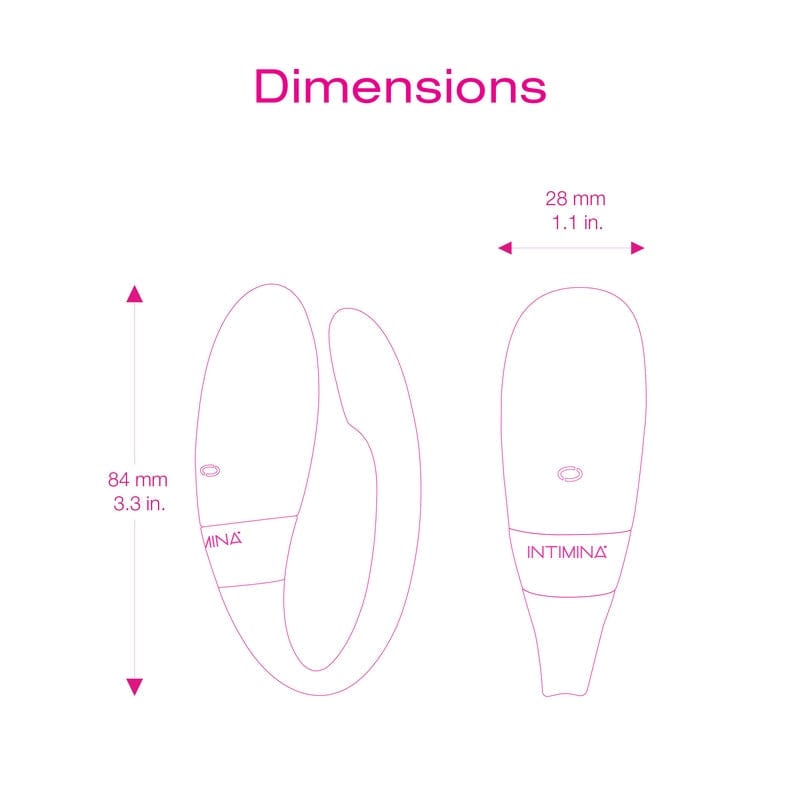 Intimina Kalia Ultra-smooth Silicone Couples' Vibration Massager