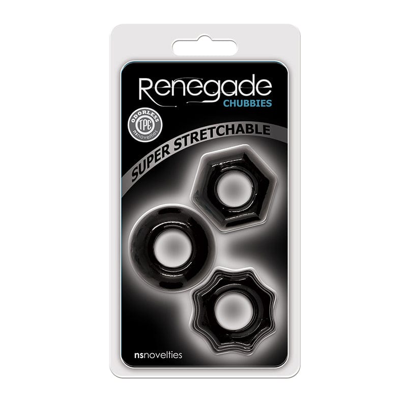 NS Novelties Super Elastic Renegade Chubbies Rings with Multiple Uses