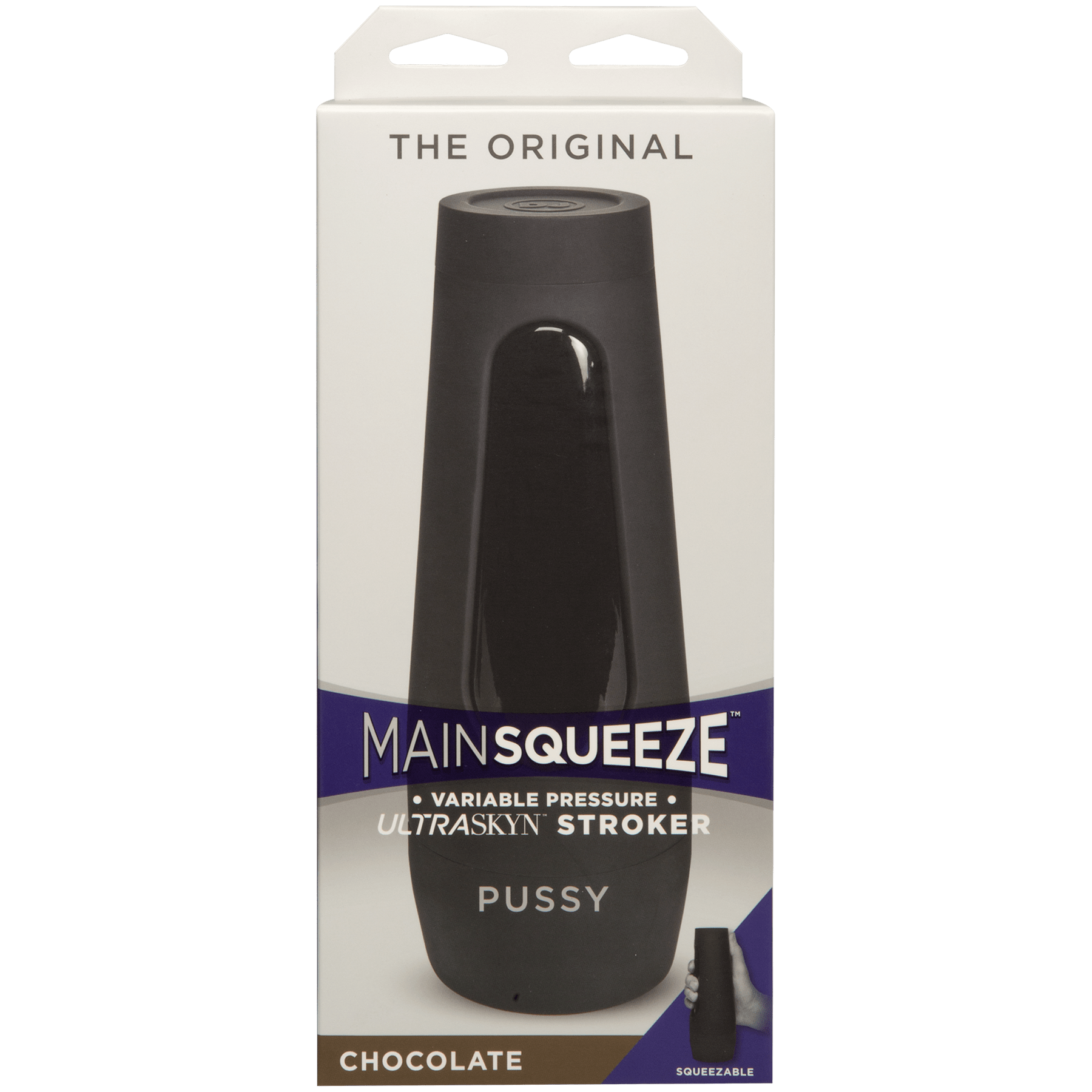 Doc Johnson Main Squeeze Chocolate - Original Lifelike Pussy Stroker