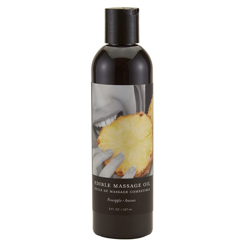 8-Ounce Earthly Body Edible Massage Oil for Luxurious Skin Care