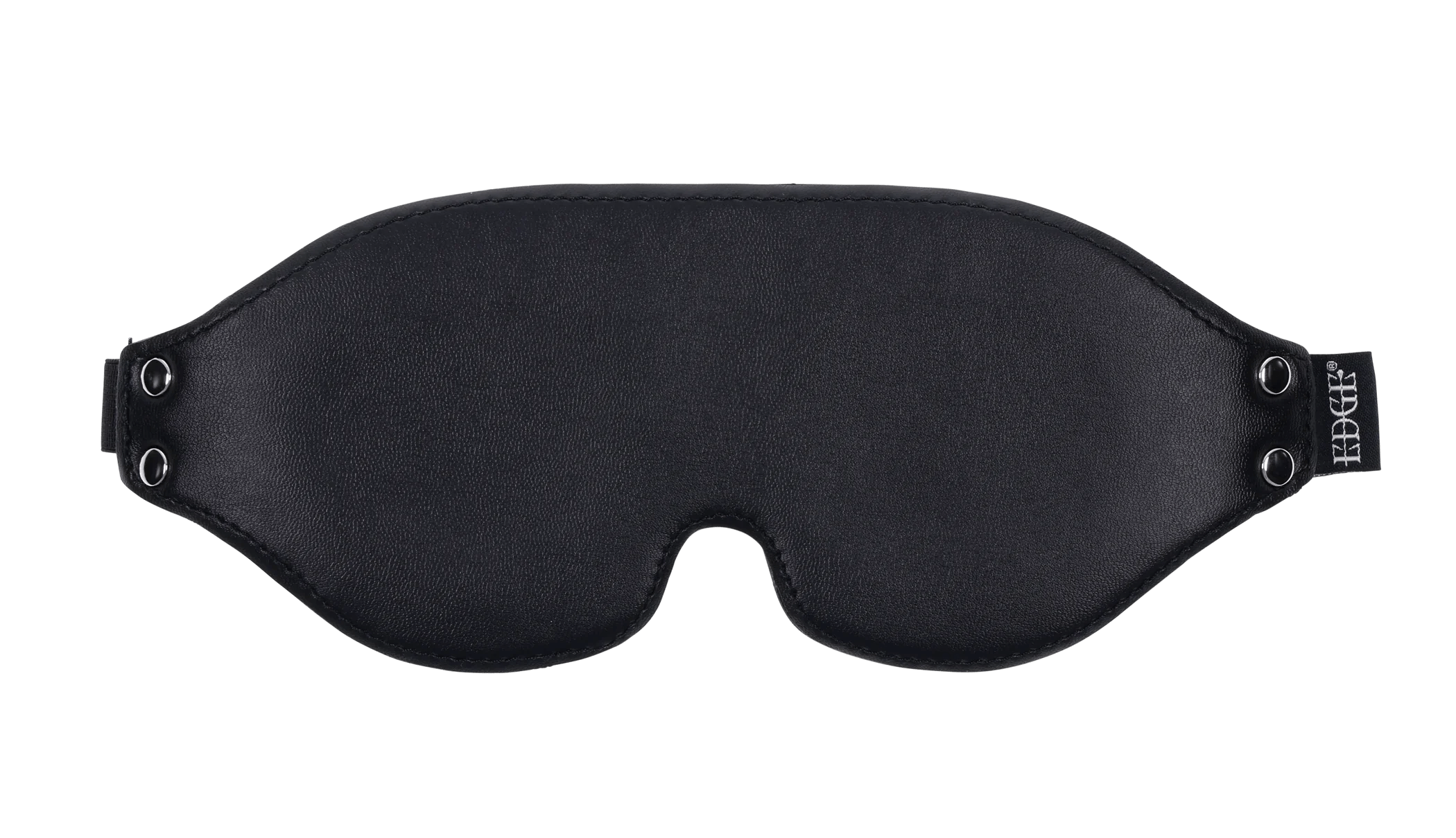 Sportsheets Edge Luxury Faux Leather Total Blackout Blindfold