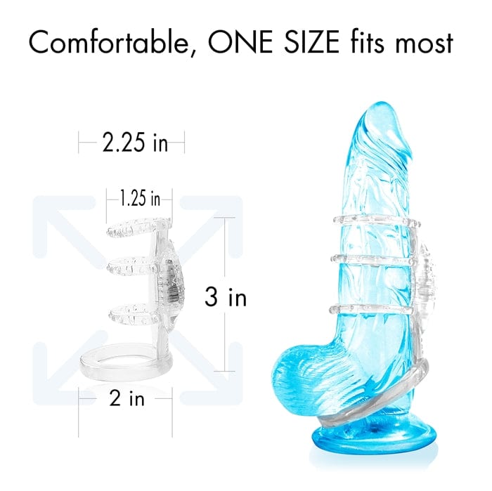 DeeVa Doctor Love's Zinger Super-Slim Vibrating Cock Cage for Enhanced Pleasure