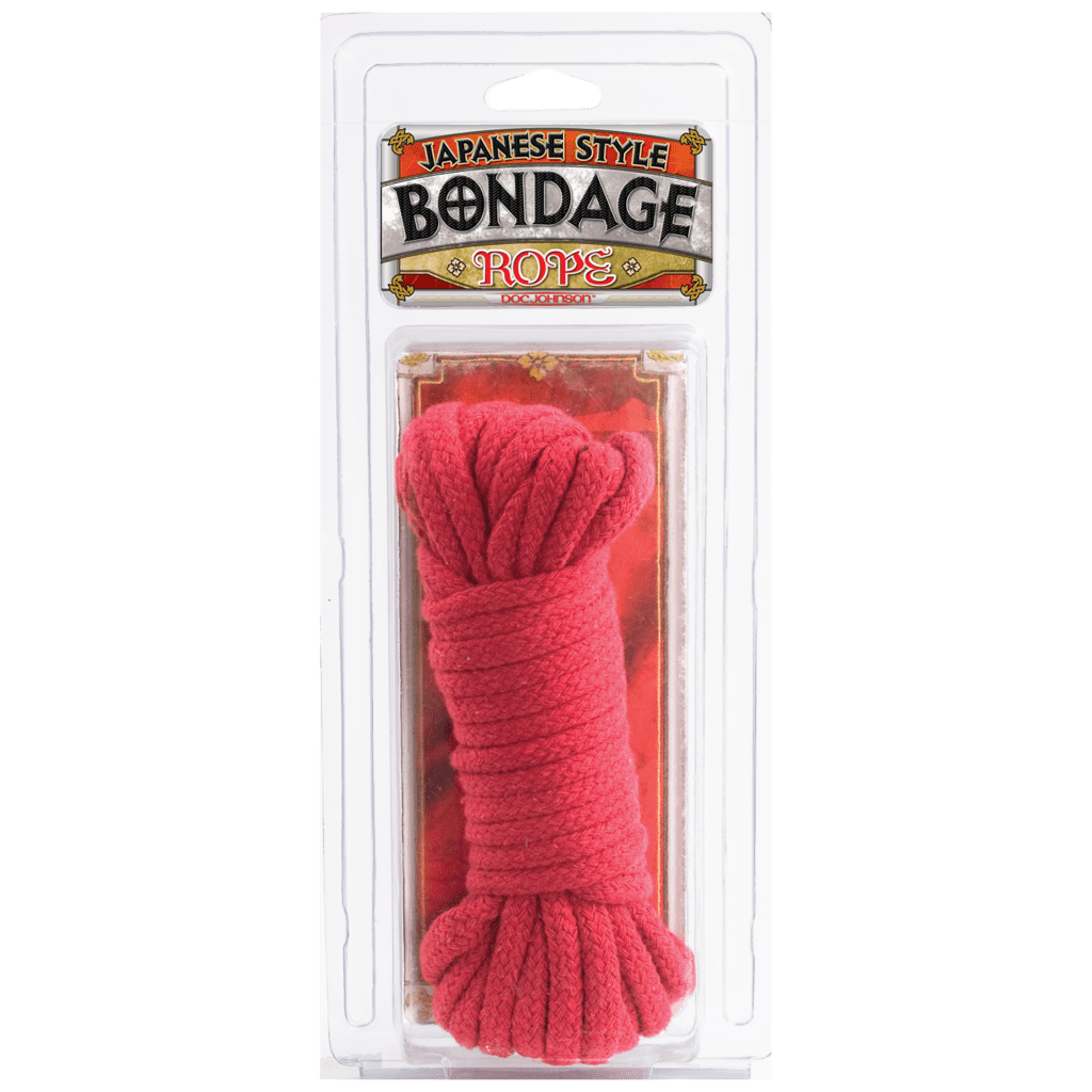 Doc Johnson Soft Cotton 32-Foot Japanese Style Bondage Rope for Couples