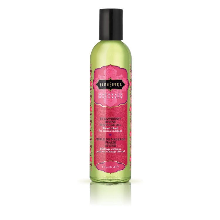 Kama Sutra Naturals Strawberry Fragranced Sensual Massage and Moisturizing Oil