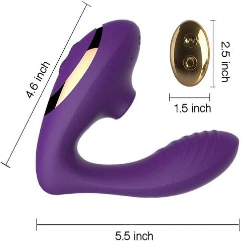 Tracy's Dog Original Pro 2 Clitoral and Dual Stimulation Vibrator with Remote Control