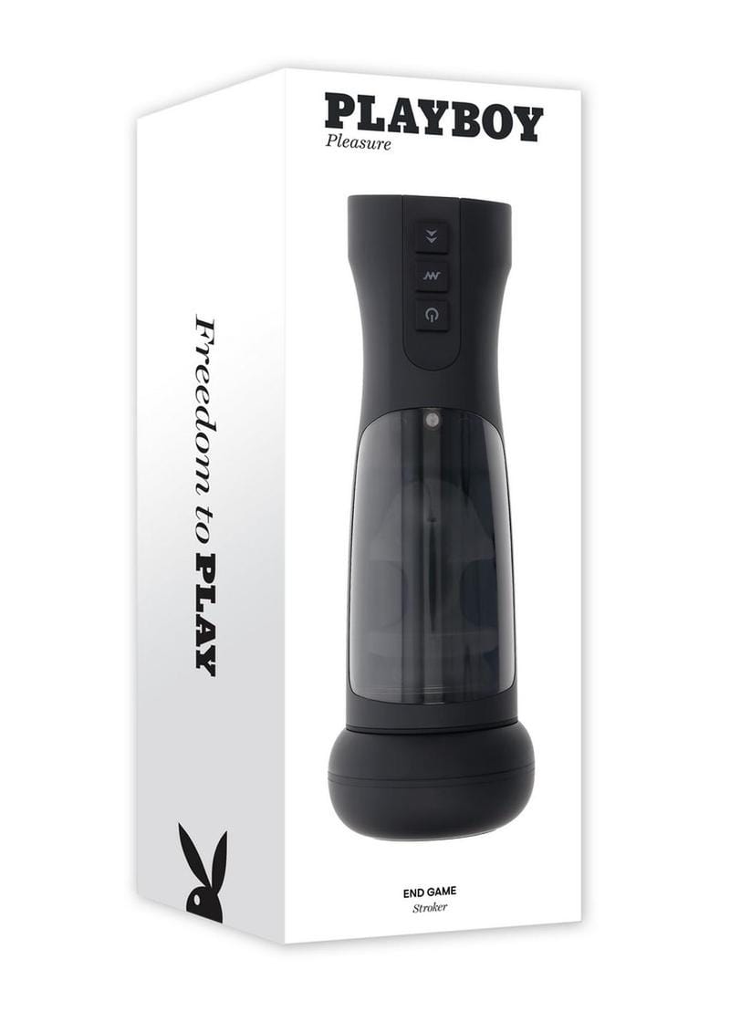 Playboy End Game Heated Male Masturbator with Sanitizing UV Stand