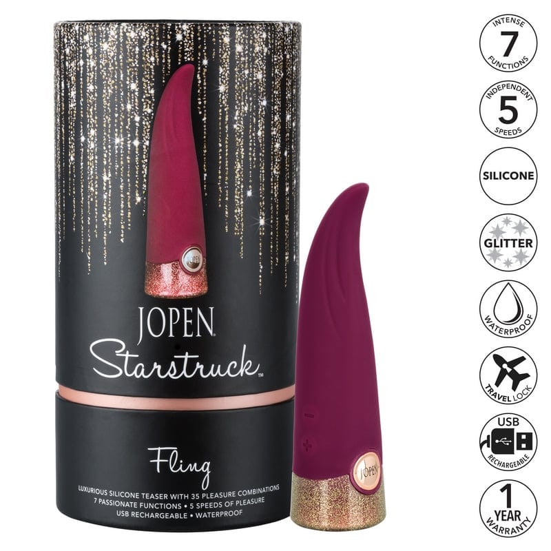 Calexotics Starstruck Fling Flexible Vibrating Massager for Sensual Pleasure