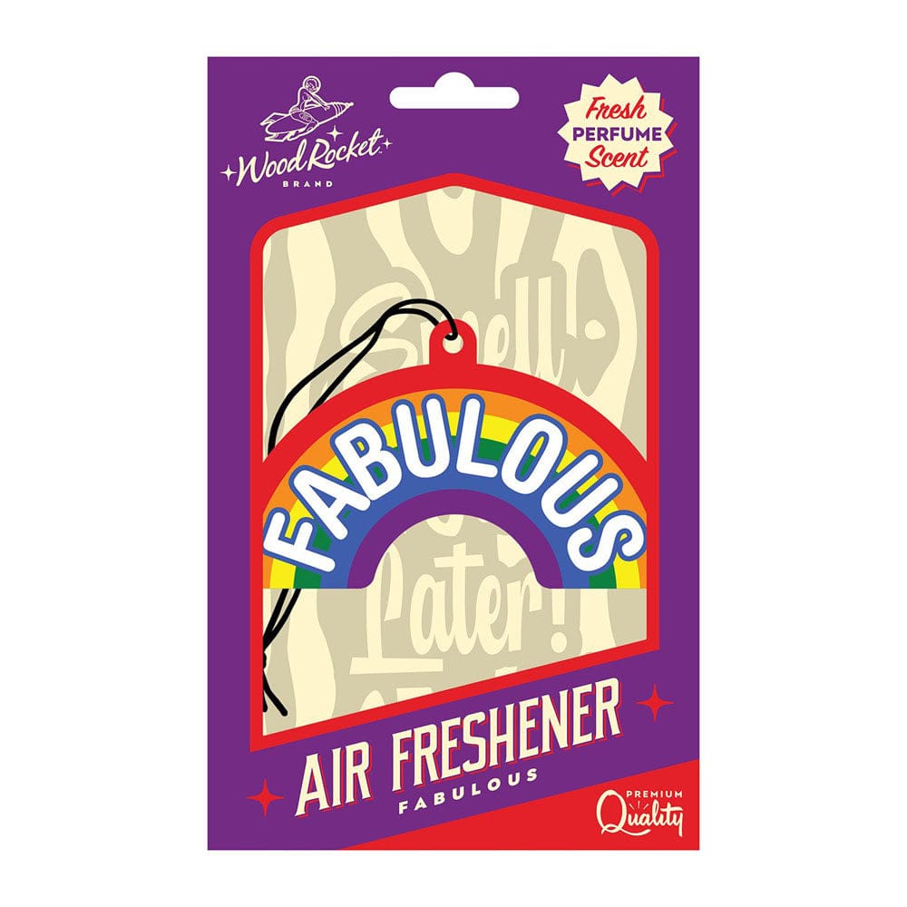 Wood Rocket Stunning Air Freshener for Cars, Closets and Lockers