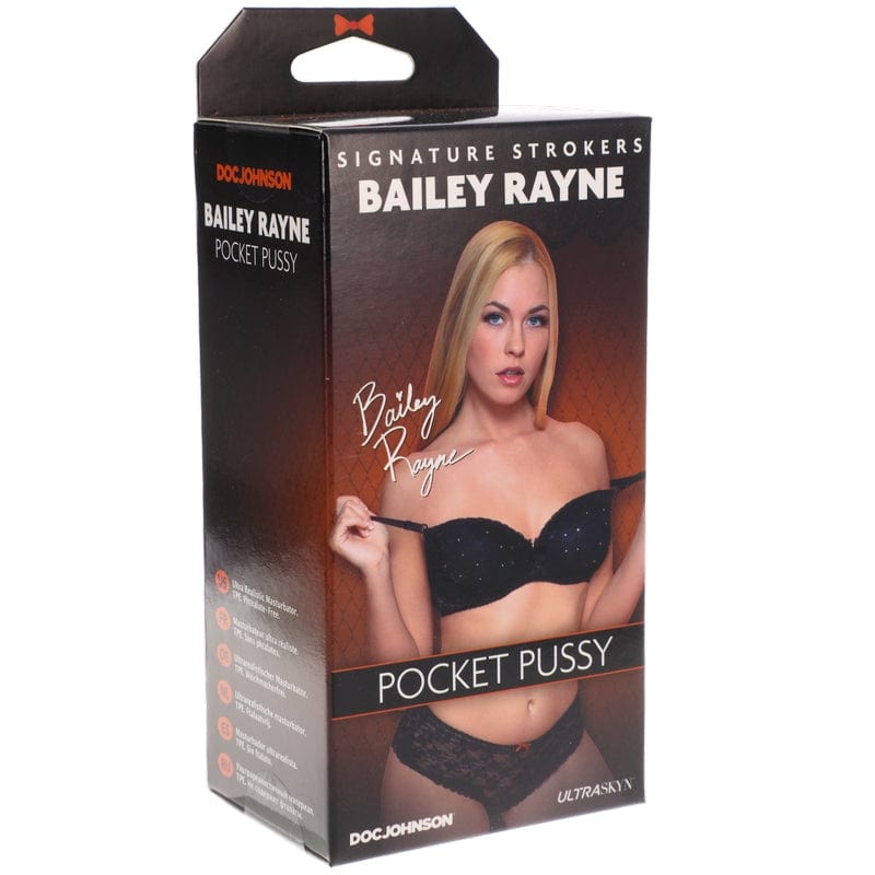 Doc Johnson CamGirls Collection - Bailey Rayne UltraRealistic Ultraskyn Pocket Pussy for Enhanced Pleasure