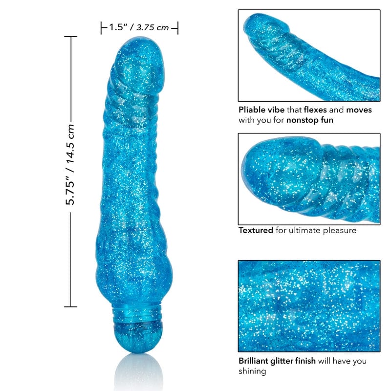 Calexotics Sparkling Glittery Male Jack-style Vibrator for Enhanced Pleasure
