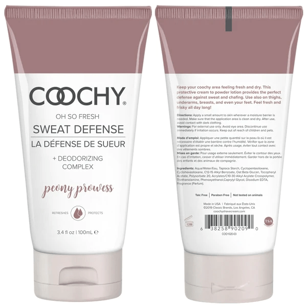 Coochy Peony - Powered Intimate Sweat Defense Lotion