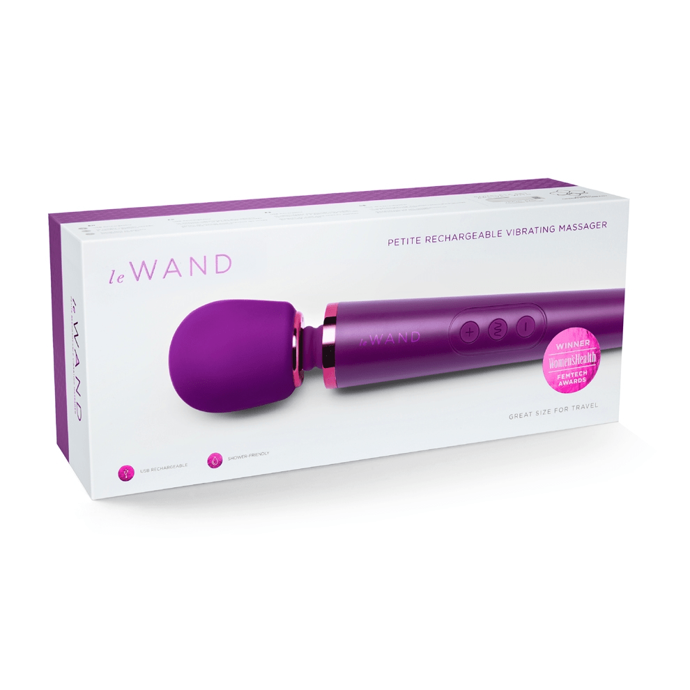 Le Wand Petite: Compact, Rechargeable Massager with Multiple Vibration Modes